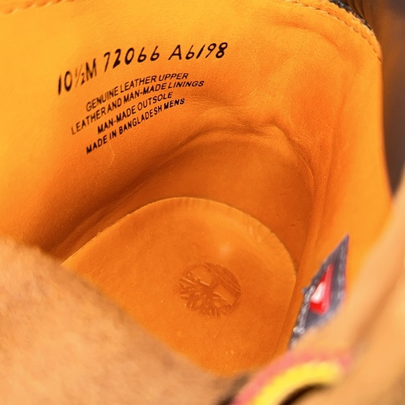 Men timberland   6inch rust color boots size 10.5 - Picture 9 of 10